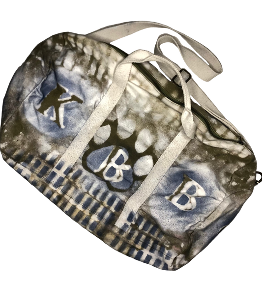 K-Back Distressed Canvas Duffle