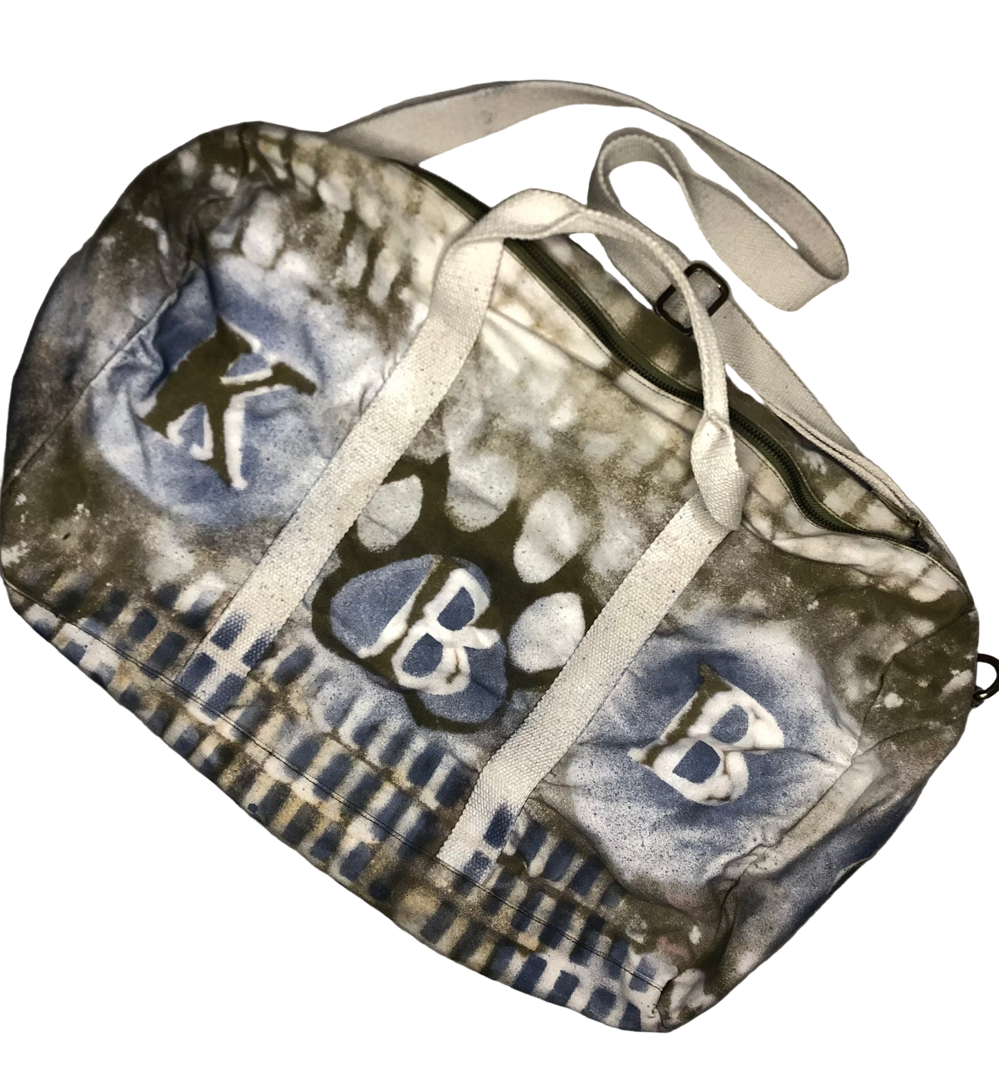 K-Back Distressed Canvas Duffle