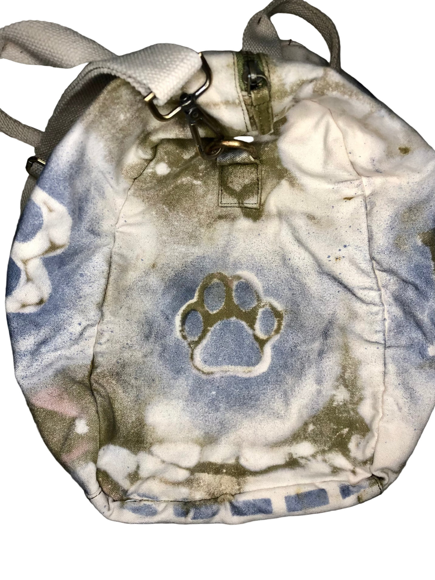 K-Back Distressed Canvas Duffle