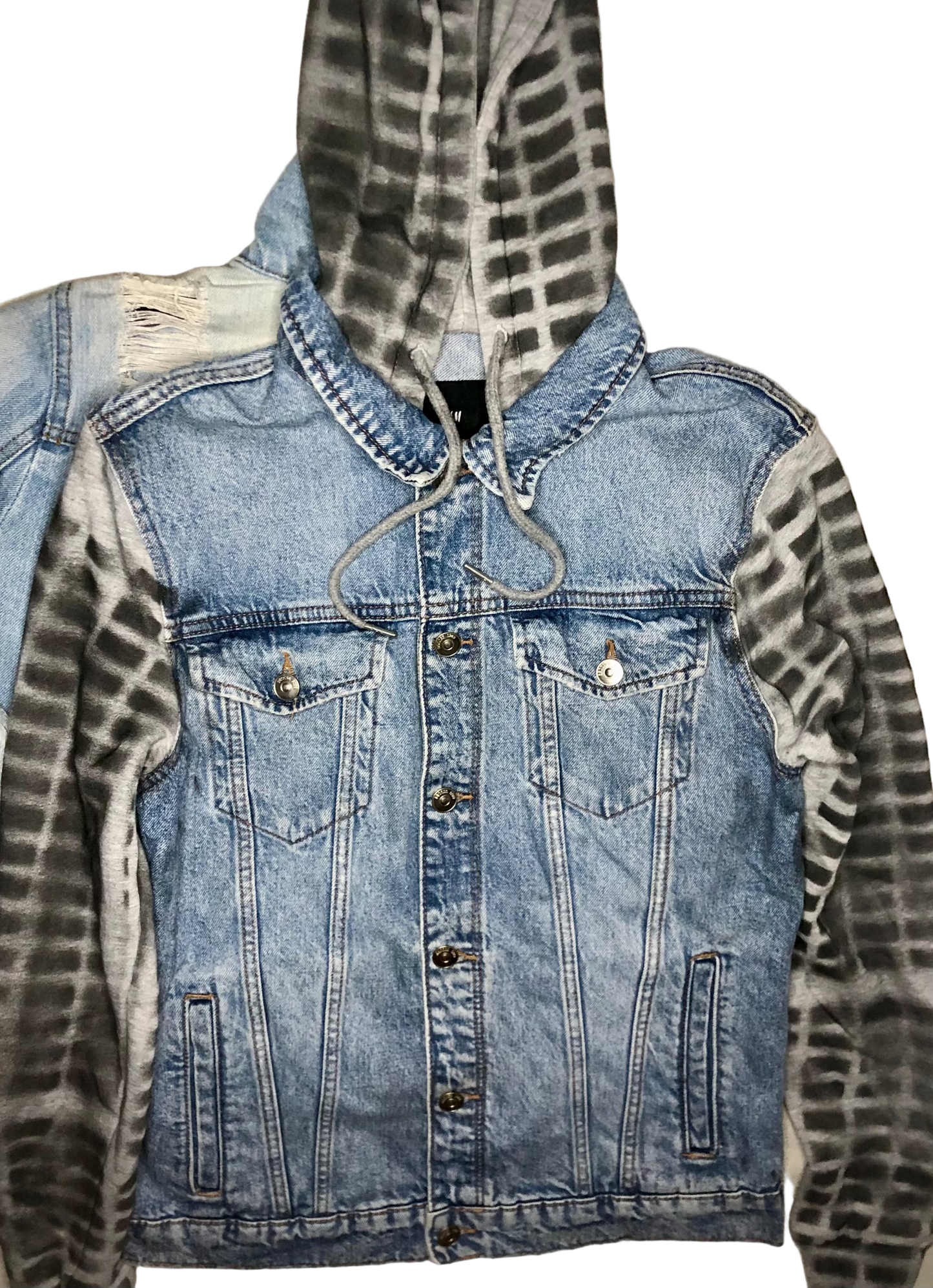 K-Back Denim Hooded Jacket